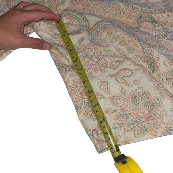 Caribbean Joe‎ Botanical Paisley Print Bermuda Shorts - Size 14 - Picture 5 of 8